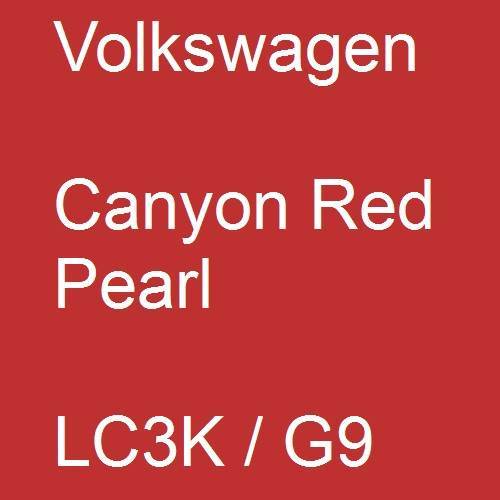 Volkswagen, Canyon Red Pearl, LC3K / G9.